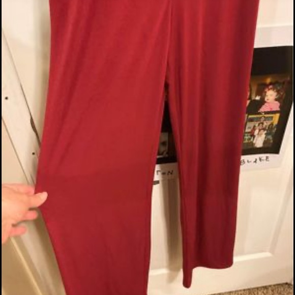 BCBGeneration Deep Red Jumpsuit, smalll - Picture 5 of 8